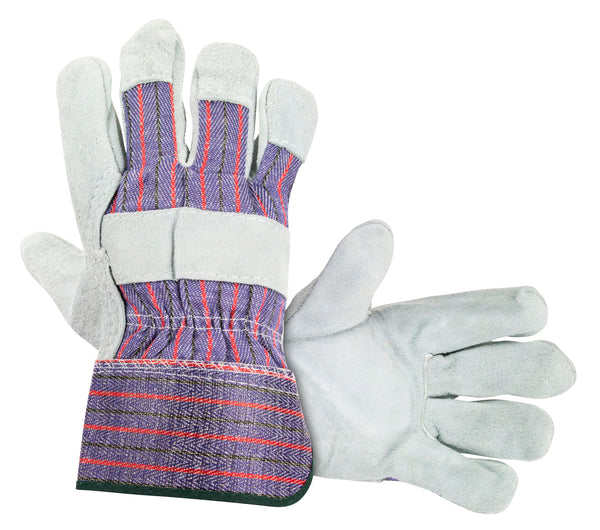 Split Leather Palm Gloves - 1 pack of 12