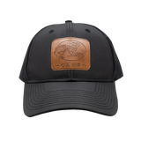 Bass Pro Shops CLUB Cap with Leather Patch Logo - Black