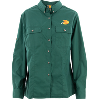 BPS Ladies Employee LS Seamed Shirt - Green