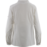 BPS Ladies LS Seamed Employee Shirt - White