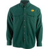 BPS Men's Woven LS Employee Shirt - Green