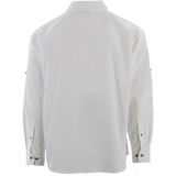 BPS Men's Woven LS Employee Shirt - White