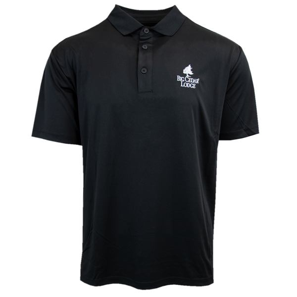 Big Cedar Lodge Men's Polo - Black