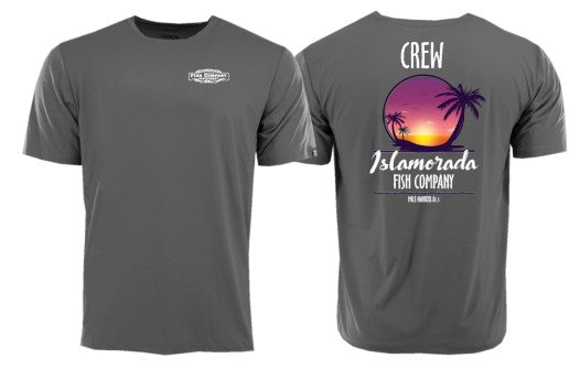 Islamorada Fish Co Uniform SS Performance Tee - Cool Grey