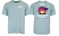 Islamorada Fish Co Uniform SS Performance Tee - Sterling Blue