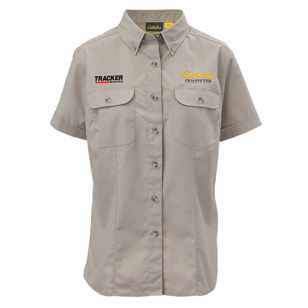 CAB/Tracker Ladies Employee SS Seamed Shirt - British Tan