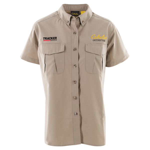 CAB/Tracker Ladies Employee SS Woven Shirt - British Tan