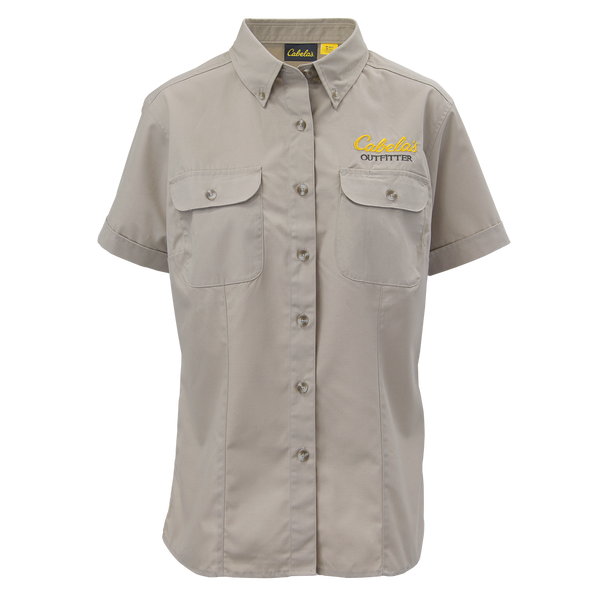 CAB Ladies Employee SS Seamed Shirt - British Tan