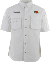 BPS/Tracker Men's Employee Fishing Shirt - White