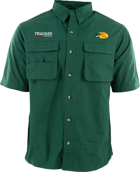 BPS/Tracker Men's Employee Fishing Shirt - Green