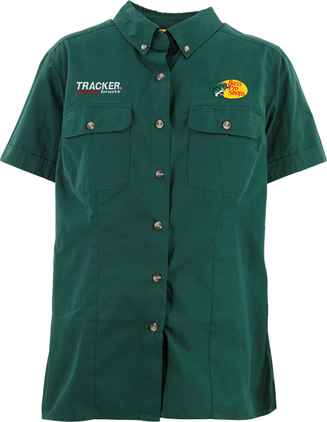 BPS/Tracker Ladies Seamed Employee Shirt - Green