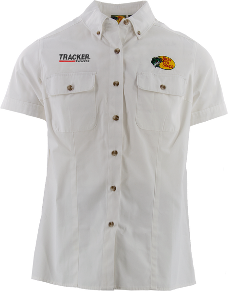 BPS/Tracker Ladies Seamed Employee Shirt - White