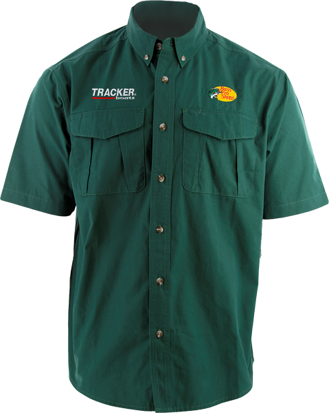 BPS/Tracker Men's Woven Employee Shirt - Green