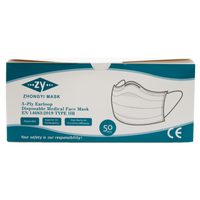 3 ply Masks - Level 2 - 1 box of 50