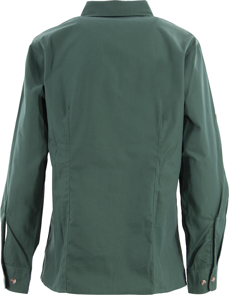 BPS/Tracker Ladies Employee LS Seamed Shirt - Green – BPS Coupa Punch Out